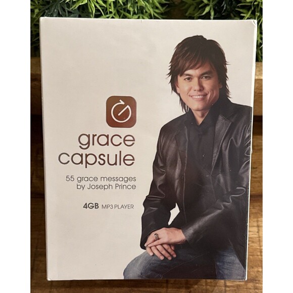 New! Joseph Prince GRACE CAPSULE 55 Messages 4GB MP3 Player 70 hours SEALED $220 - Picture 1 of 7
